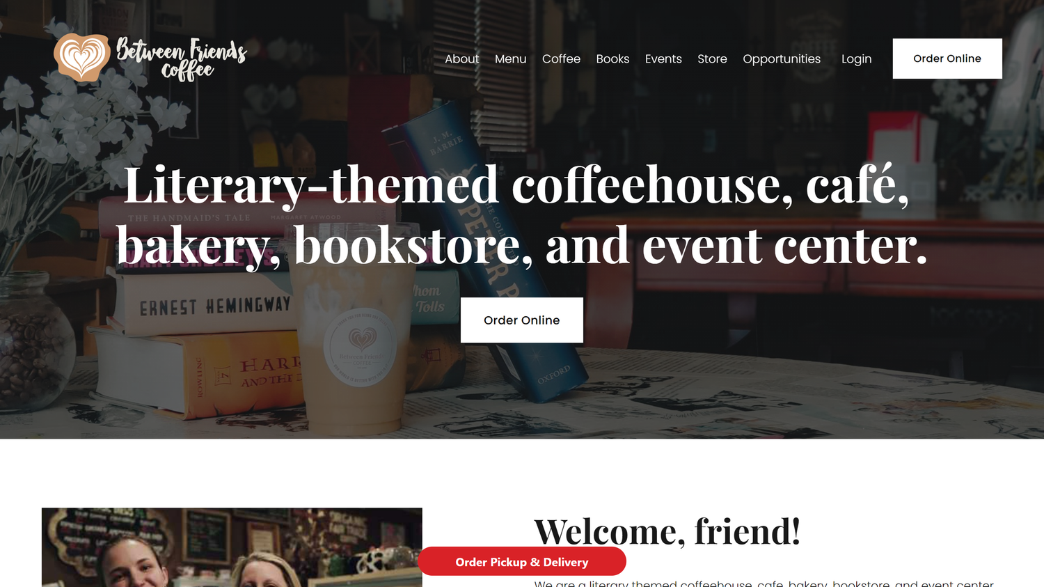 Coffee Shop Website