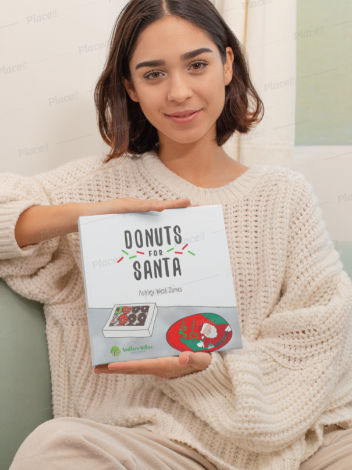 Christmas Children’s Book Mockup